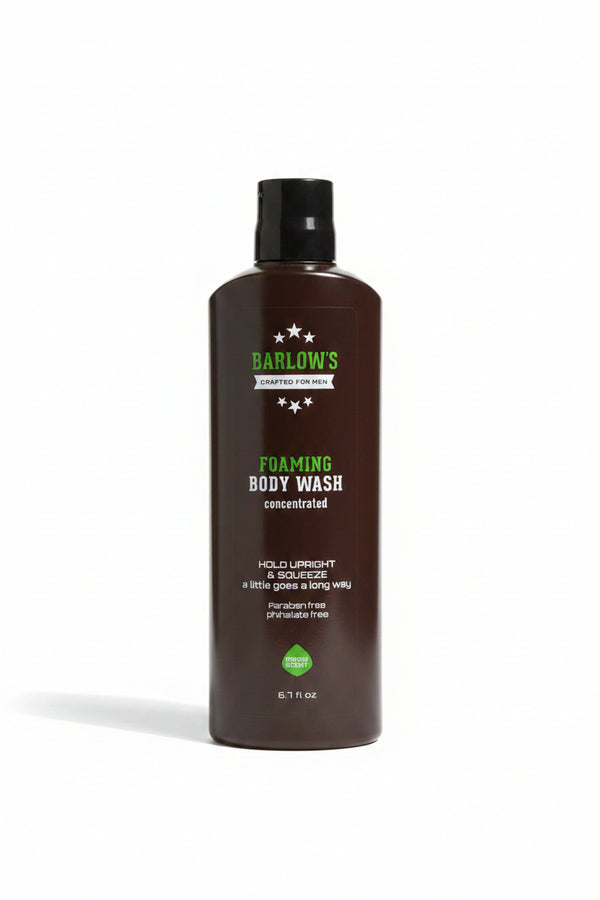 Barlows Foaming Body Wash Concentrate, 6.7 fl oz