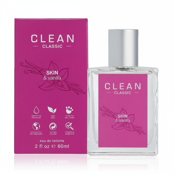 Clean Classic Skin And Vanilla EDT 2 fl oz.