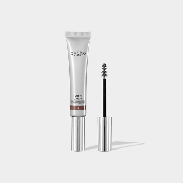 Eyeko Fluffy Brow Volumising Fibre Gel Tinted Volume 3 Medium Brown