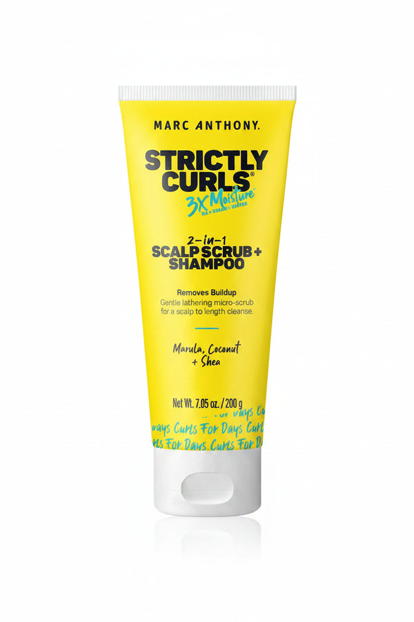 Marc Anthony Strictly Curls 3x Moisture Scalp Scrub + Shampoo, 7.0 fl oz