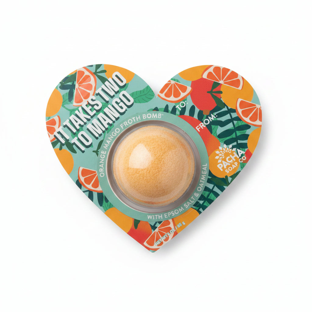 Pacha Soap Two To Mango Froth Bomb 3 oz