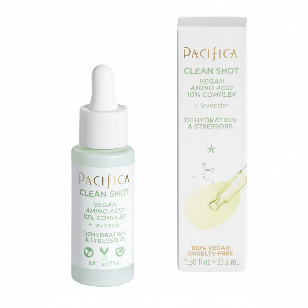 Pacifica Clean Shot Vegan Amino Acid 10 Complex + Lavender Dehydration Stressors