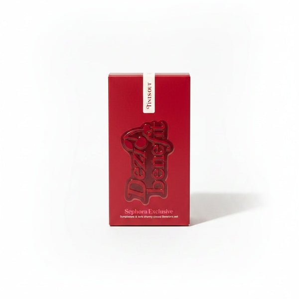 Dezi X Benetint Dark Cherry Sunglasses And Lip & Cheek Stain Set Benetint 0.2 Fl Oz./6 ml