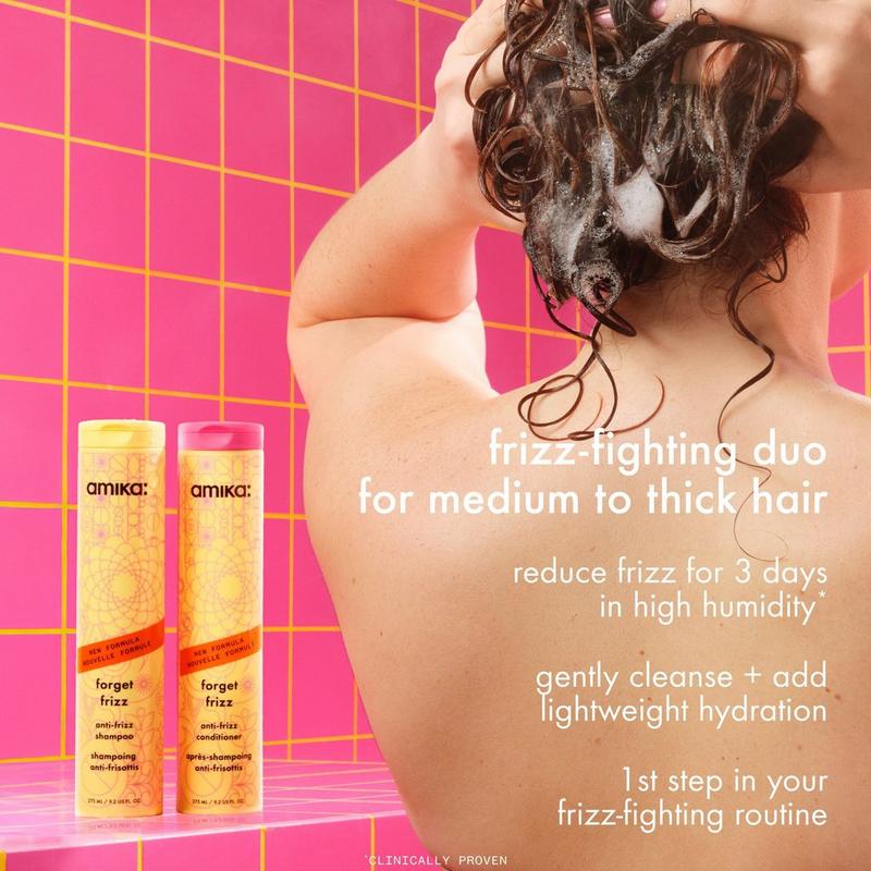 Amika Forget Frizz Anti-Frizz Shampoo (9.2 oz)