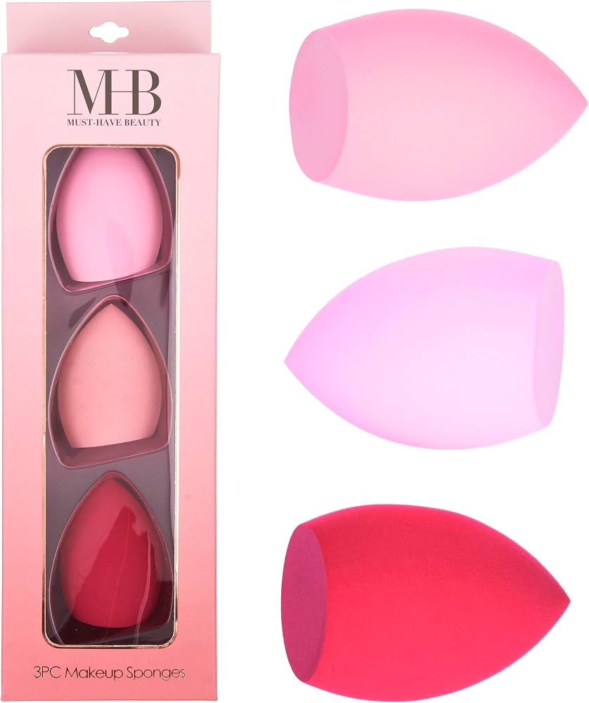 Baby Beauty Pro Beauty Sponge 3 pcs Set Blend Conceal Contour