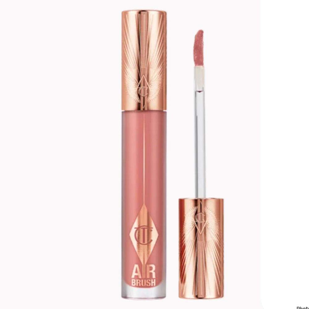 Charlotte Tilbury Air Brush Flawless Lip Blur (Pillow Talk Medium Blur) 0.22 fl oz /6.8 mL