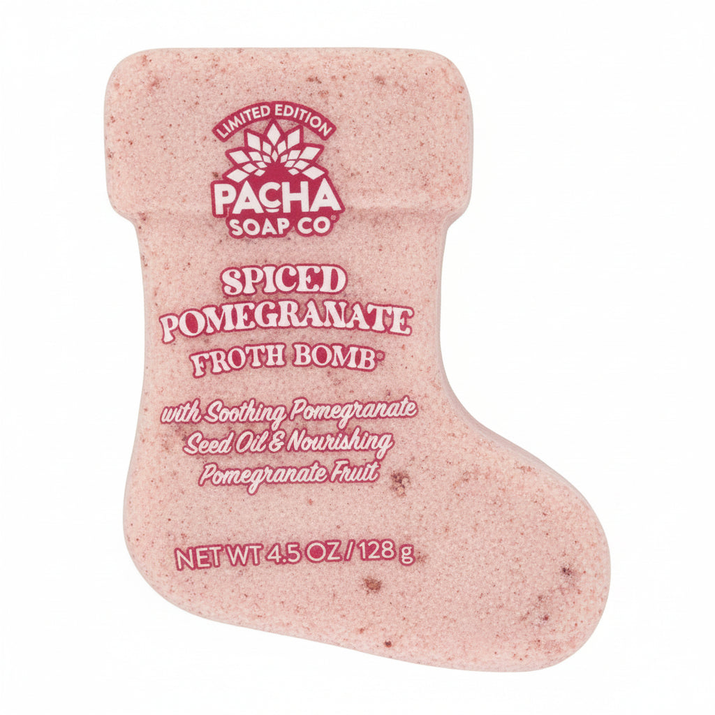 Pacha Soap Pomegranate Froth Bomb 4.5 oz