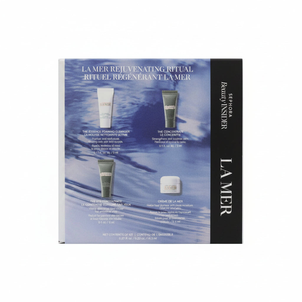 La Mer x Sephora Insider Cleanser Moisturizer Cream 4 pc Mini Travel Set 0.34 oz/17 mL