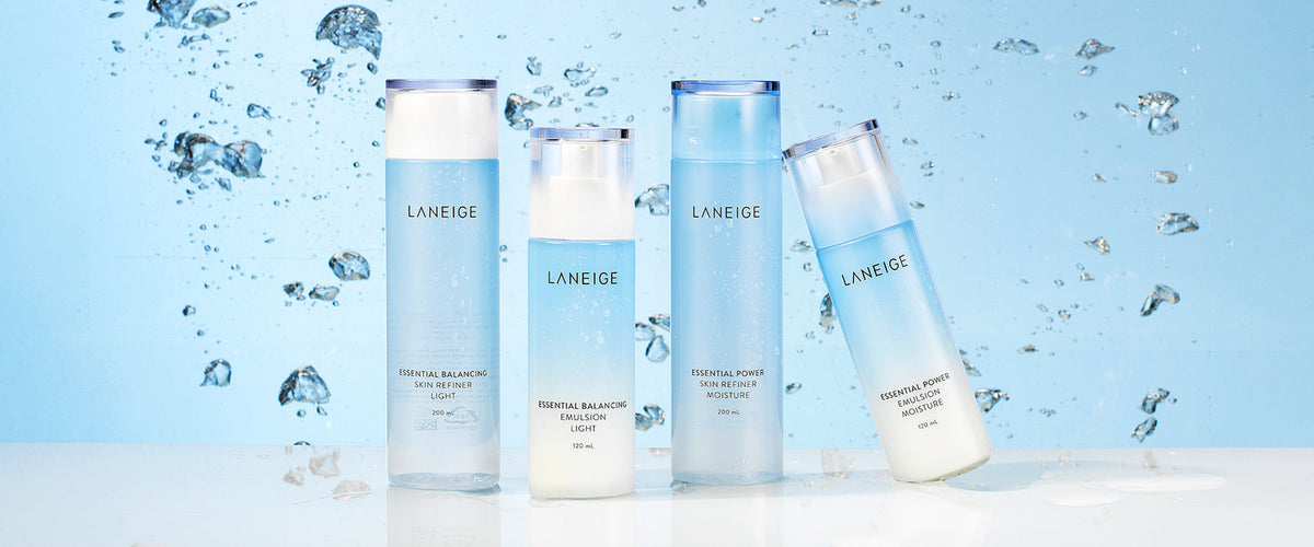 Laneige Basic Duo Set Light (5 Piece Set 200 mL, 25 mL, 120 mL, 25 mL, 15 mL)