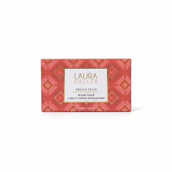Laura Geller Dream Team 6 Multi-Finish Eyeshadow - Blush Hour (0.45 oz)