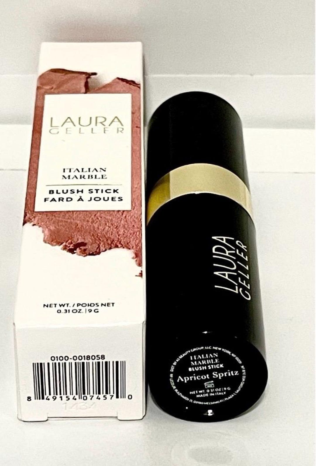Laura Geller Italian Marble Blush Stick - Apricot Spritz (0.31 oz)