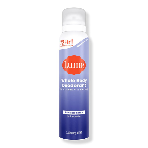 Lume Whole Body Deodorant Invisible Spray Soft Powder 3.6 oz