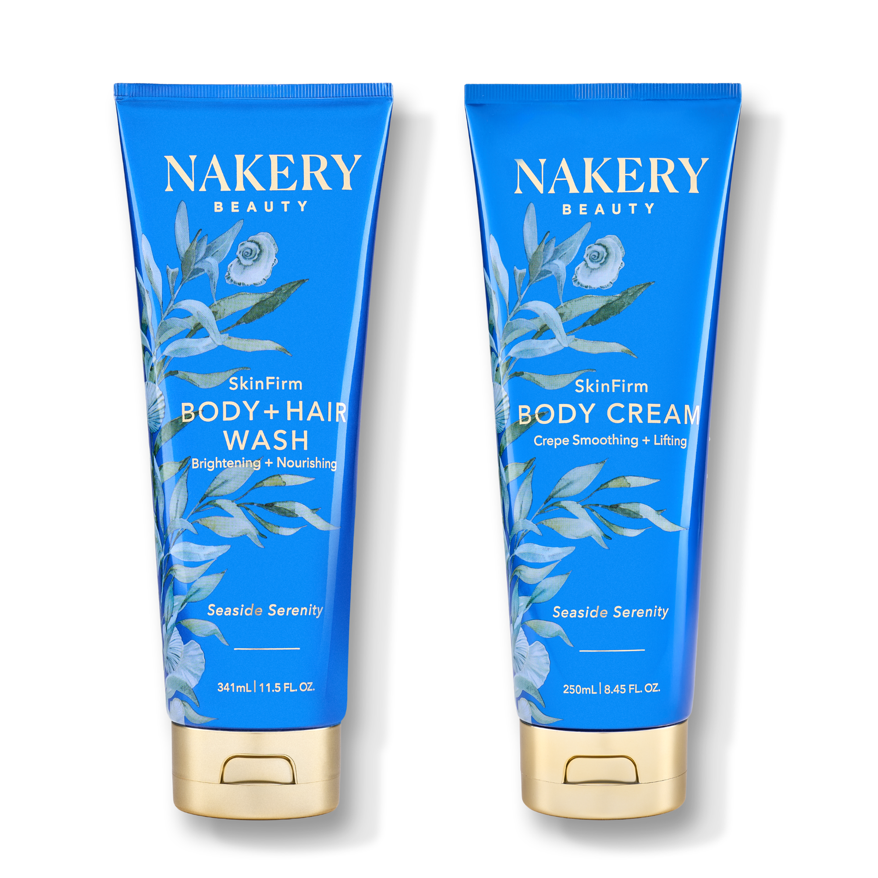 Nakery Skinfirm Body + Hair Wash 341 mL - Seaside Serenity (11.5 oz)