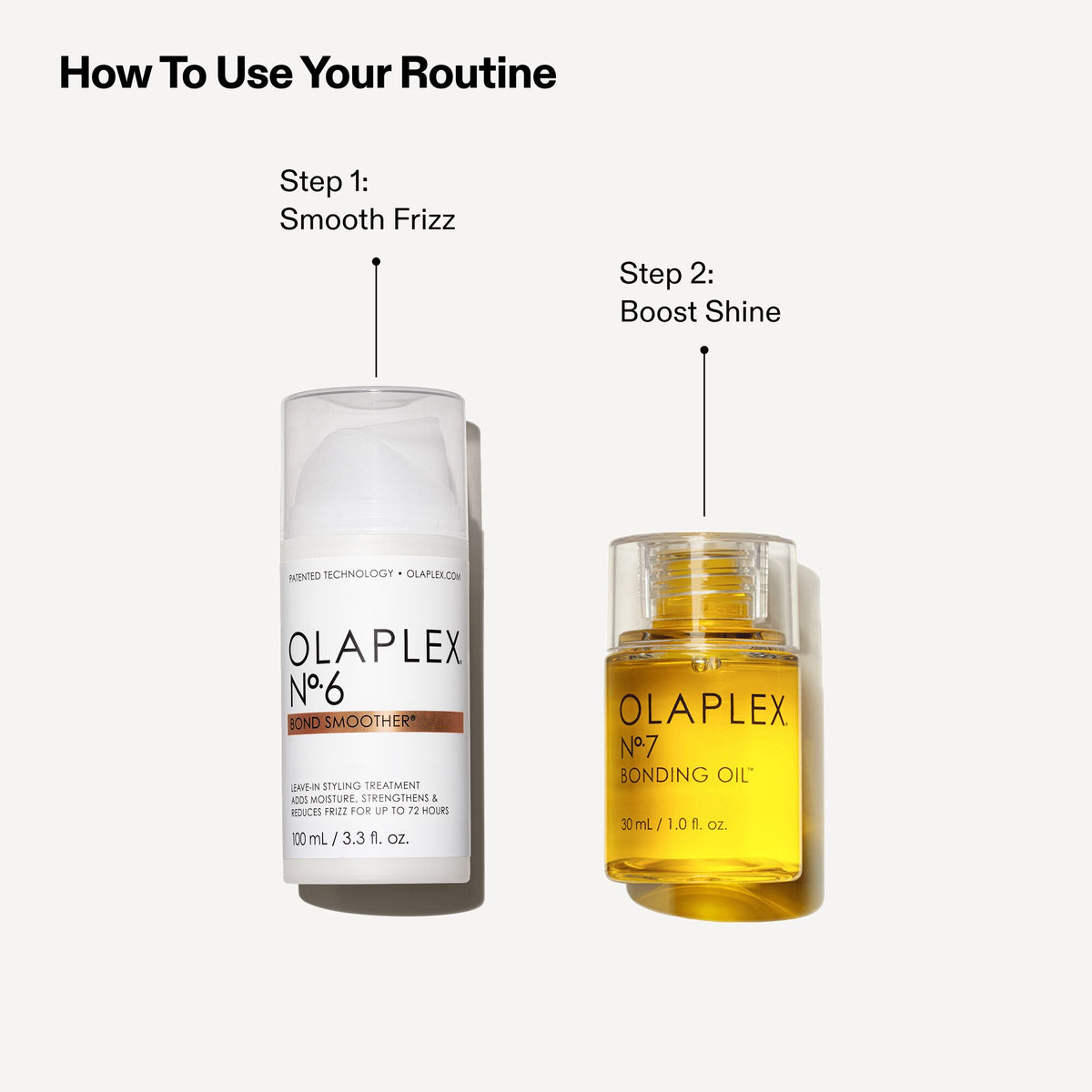 Olaplex Endless Shine Smooth Hair (2 pcs Set) 30 mL/1 oz, 100 mL/3.3 oz.