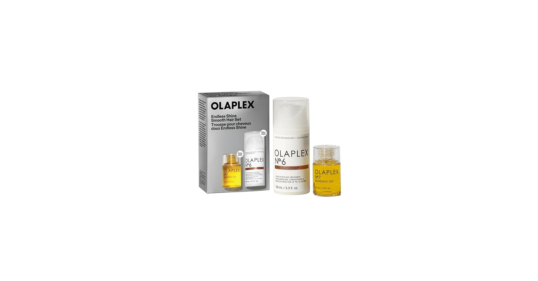 Olaplex Endless Shine Smooth Hair (2 pcs Set) 30 mL/1 oz, 100 mL/3.3 oz.