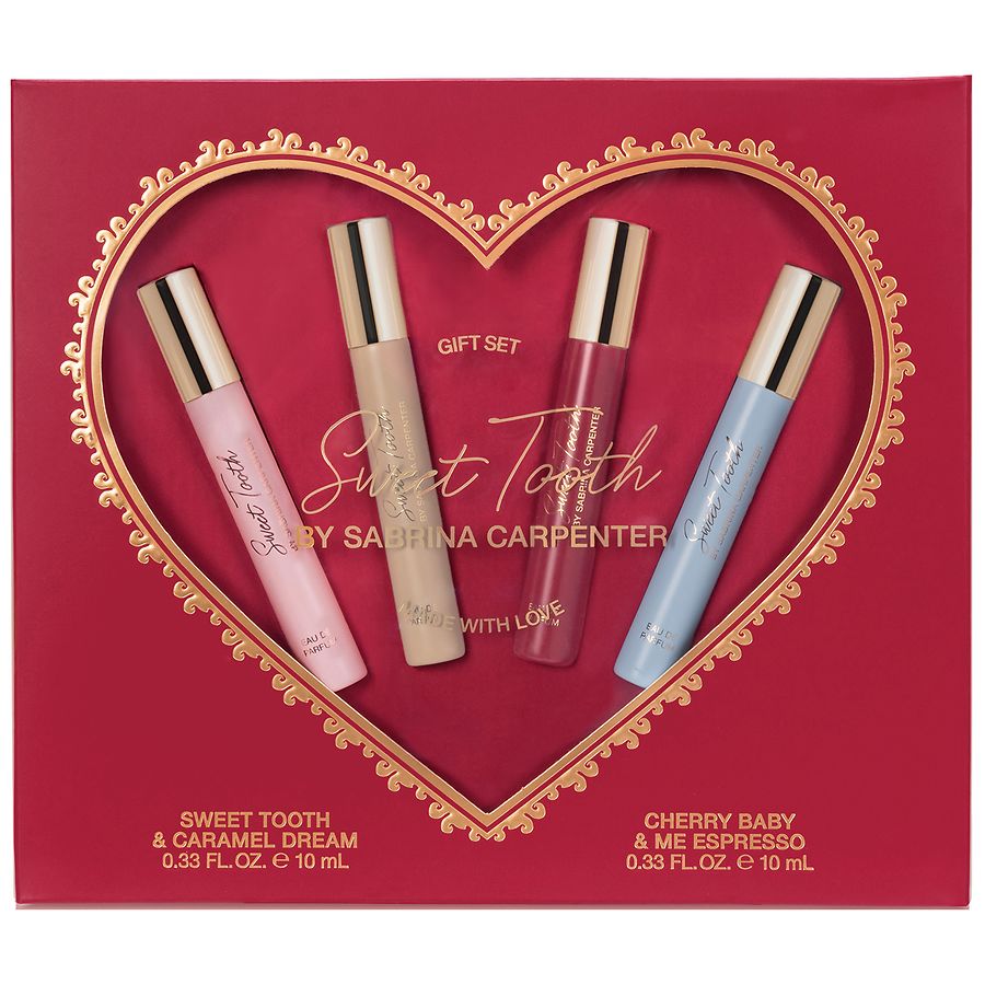 Sabrina Carpenter Sweet Tooth Travel Gift Set (0.33 oz x 4)