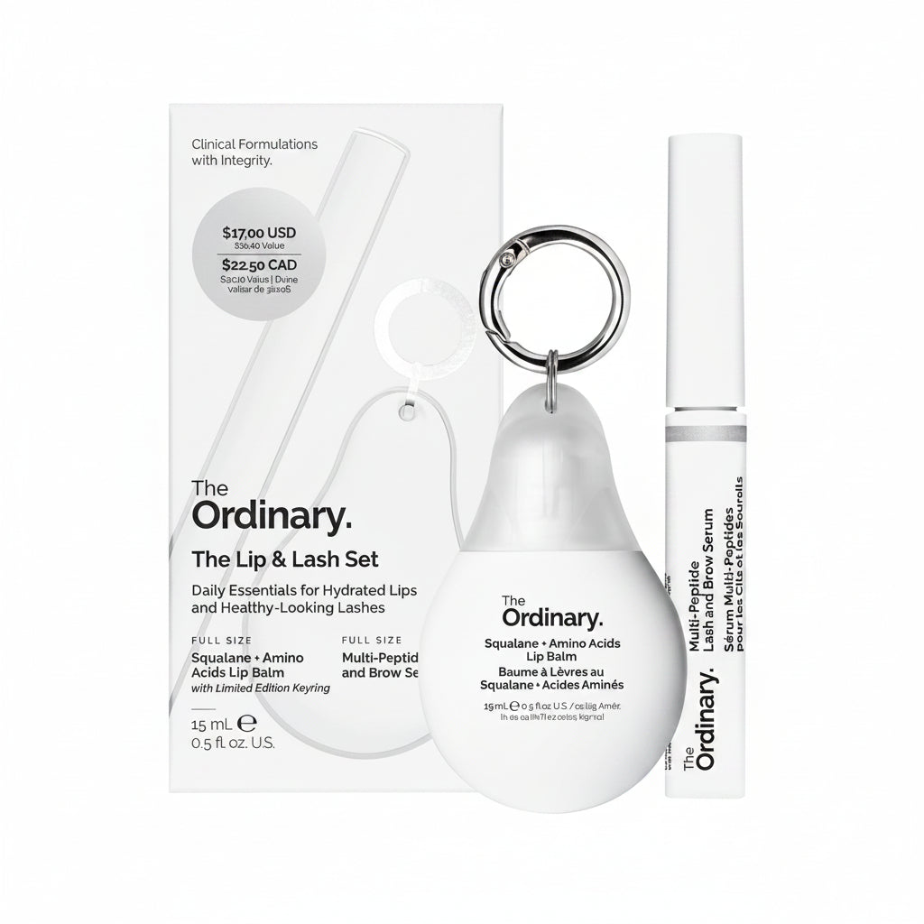 The Ordinary Lip & Lash Set, Daily Essentials