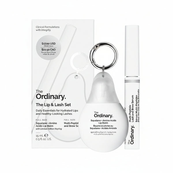 The Ordinary Lip & Lash Set, Daily Essentials