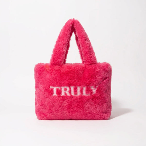 Truly Pink Fuzzy Bag