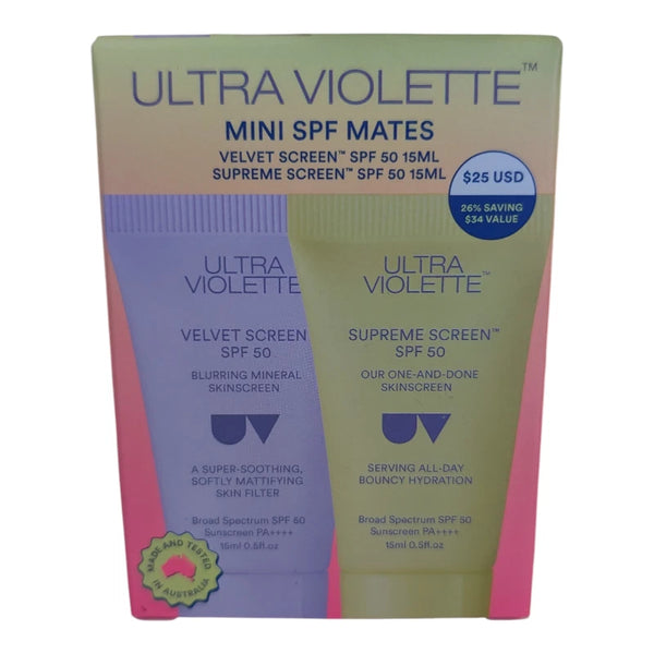 Ultra Violette Mini SPF Mates Set (2 pcs), 0.5 fl oz