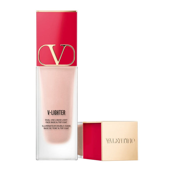 Valentino V-Lighter Rosa Dual Use Face Base and Top Coat 0.16 oz