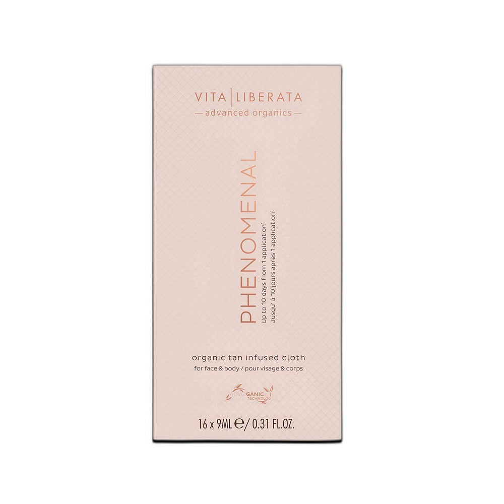 Vita Liberata Phenomenal Organic Tan Infused Cloth(16X9 mL/0.31 fl oz)