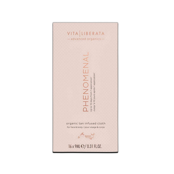 Vita Liberata Phenomenal Organic Tan Infused Cloth(16X9 mL/0.31 fl oz)