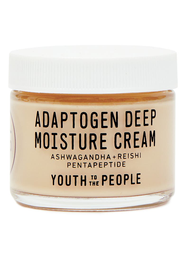 Youth To The People Adaptogen Deep Moisture Cream - Ashwagandha + Reishi Pentapetide (0.25 oz)
