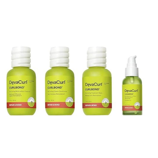 DevaCurl The Essential Starter Kit | Travel Sizes | Foundation for healthy looking curls