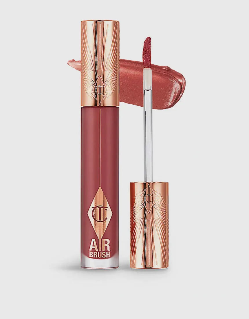 Charlotte Tilbury Air Brush Flawless Lip Blur (Pillow Talk Medium Blur) 0.22 fl oz /6.8 mL