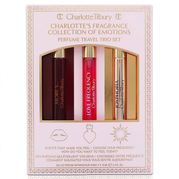 Charlotte Tilbury Charlotte's Fragrance Collection Of Emotions Perfume Travel Trio Set
