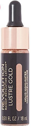 Revolution Liquid Highlighter (Lustre Gold), 0.61 fl oz