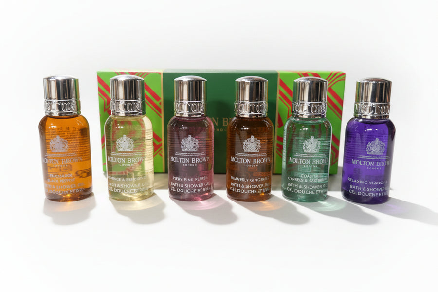 Molton Brown London 6 Piece Set Bath & Shower Gel 1 Oz * 6