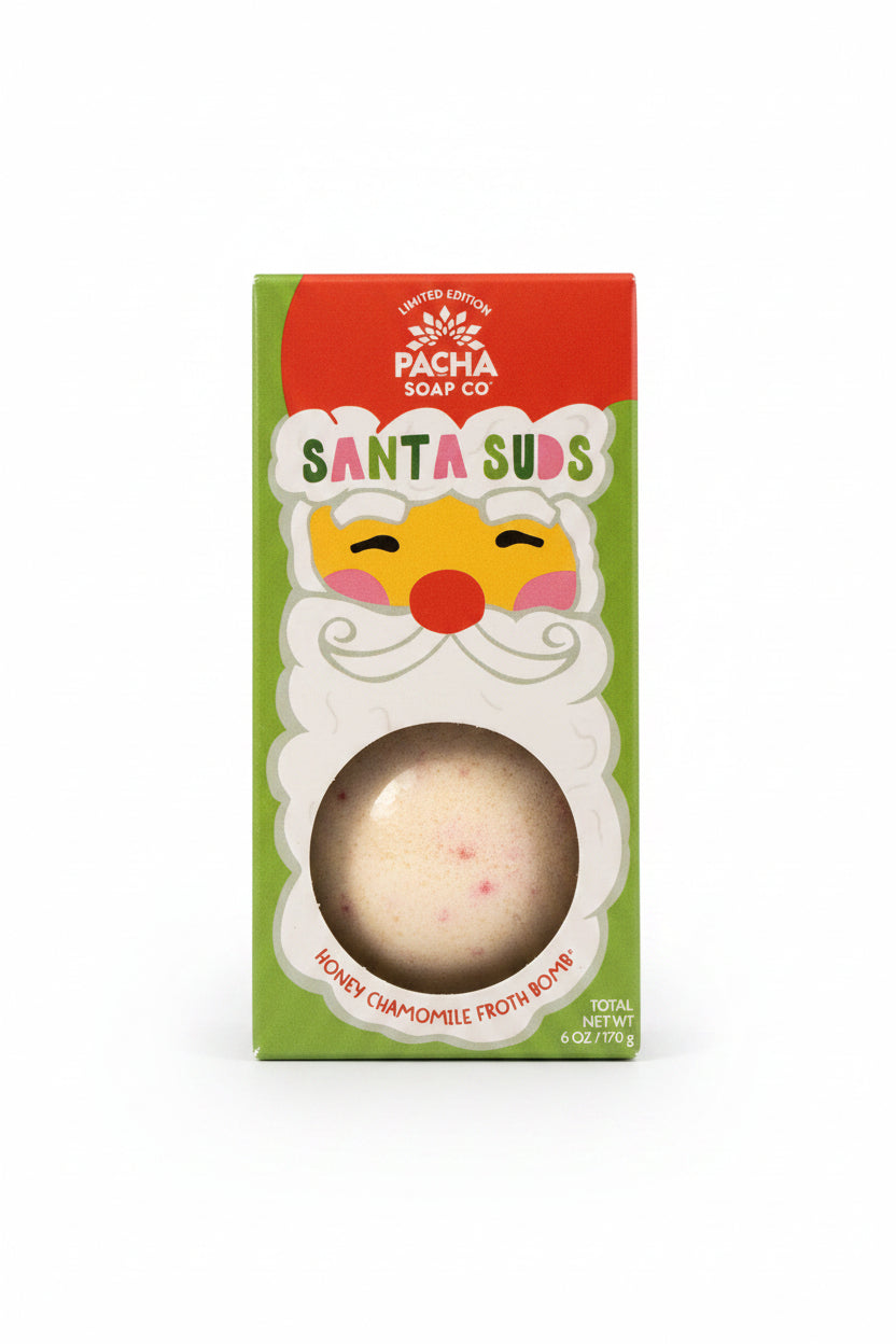 Pacha Soap Froth Bomb Santa's Suds 6 oz