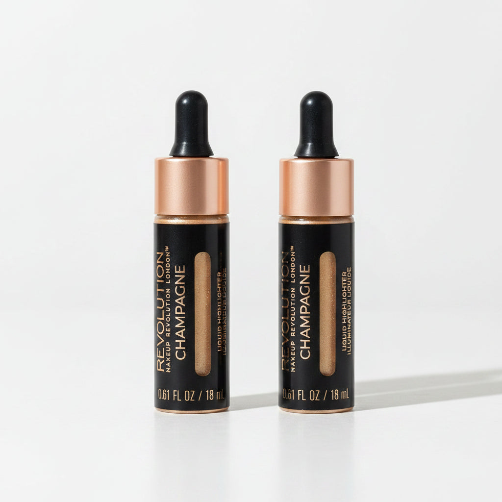 Revolution Liquid Highlighter (Champagne), 0.61 fl oz
