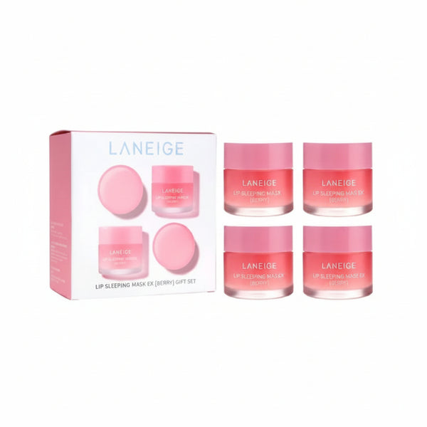 Laneige Lip Sleeping Mask EX (Berry) Set (4 pcs), 80 g