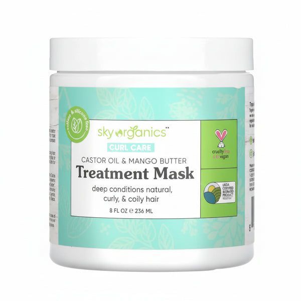 Sky Organics Curl Care Bio-Based Treatment Mask, 8 oz