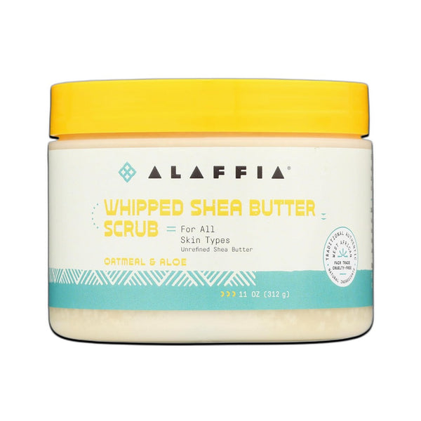 Alaffia Whipped Shea Butter Scrub Wild Lavender (11 oz)