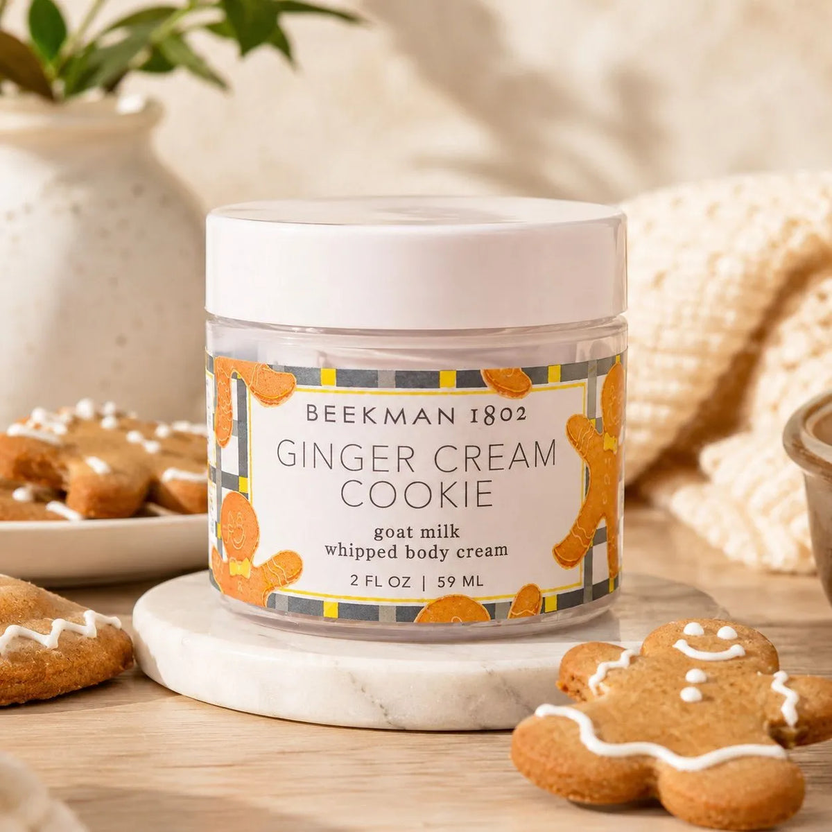 Beekman 1802 Goat Milk Whipped Body Cram - Ginger Cream Cookie (2 oz)