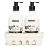 Beekman 1802 Hand Care Set 3 pcs - Goat Milk Hand & Body Wash x2 Hand & Body Lotion x1 - Sunshine Lemon