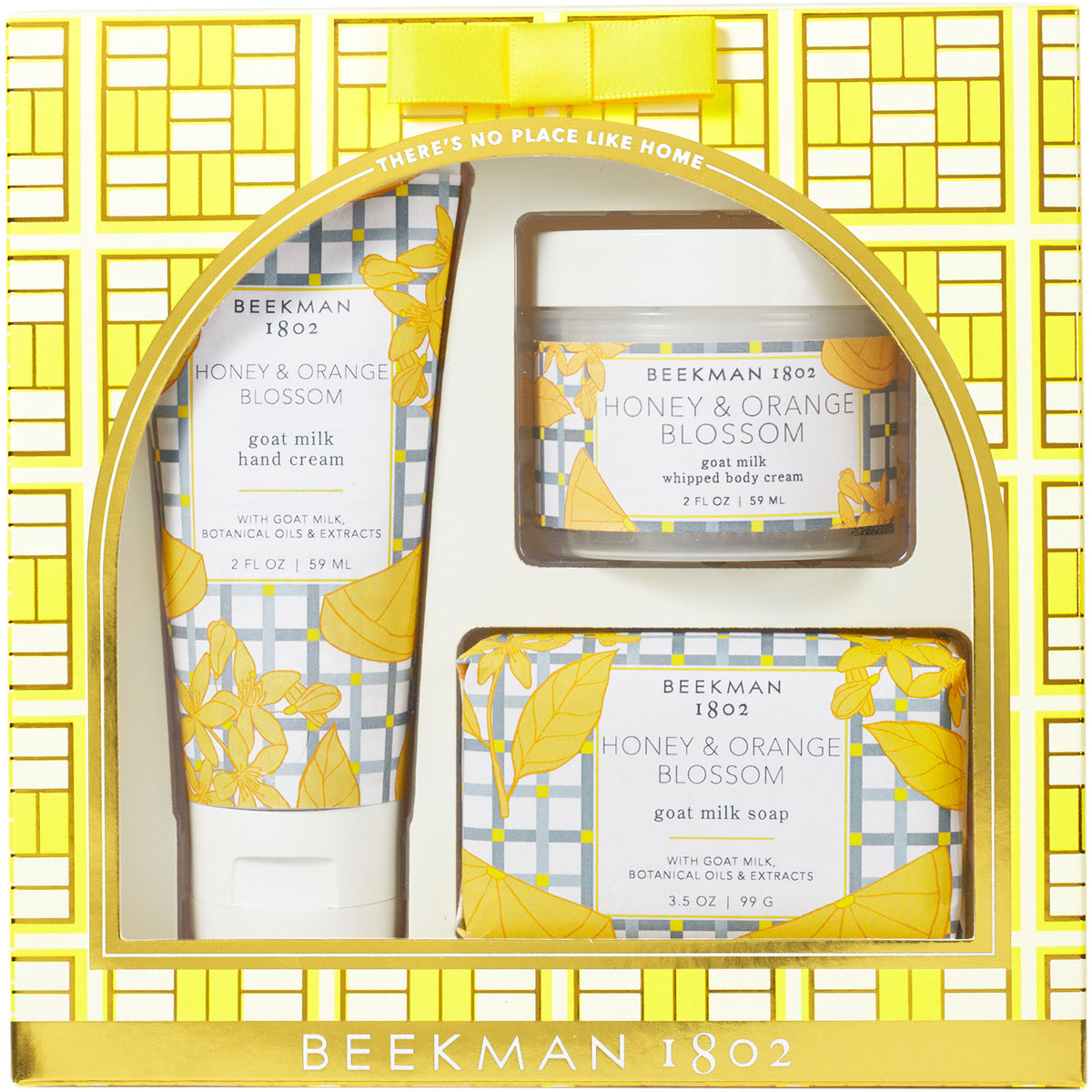 Beekman 1802 - Hand Care Set 4 pcs - Goat Milk Hand Cream Covent Garden x3, Gift Bag