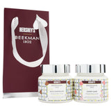 Beekman 1802 Hershey's Body Care Set - 4 pcs Set Goat Milk Soap, Hand Cream, Whipped Body Cream, Gift Bag - Snickerdoodle Scented