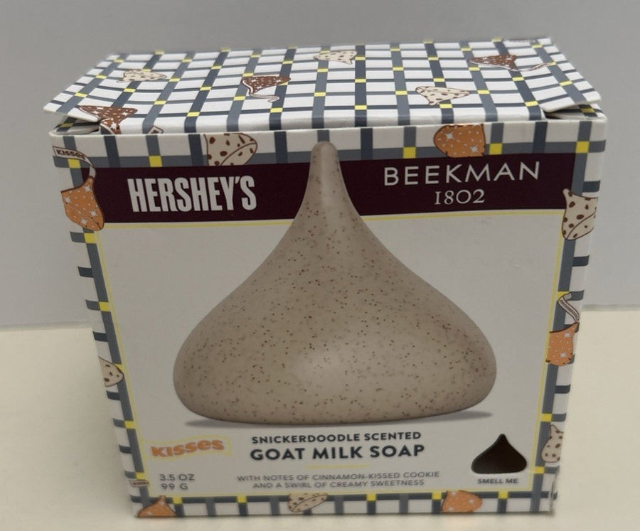 Beekman 1802 Hershey's Body Care Set - 4 pcs Set Goat Milk Soap, Hand Cream, Whipped Body Cream, Gift Bag - Snickerdoodle Scented