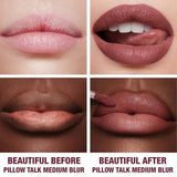 Charlotte Tilbury Air Brush Flawless Lip Blur (Pillow Talk Medium Blur) 0.22 fl oz /6.8 mL