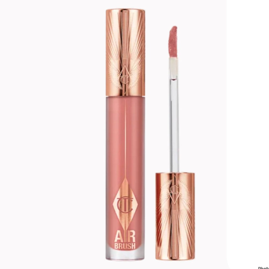 Charlotte Tilbury Air Brush Flawless Lip Blur (Pillow Talk Medium Blur) 0.22 fl oz /6.8 mL