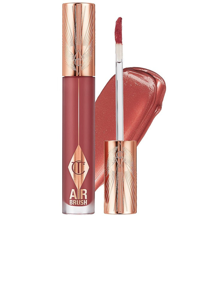 Charlotte Tilbury Air Brush Flawless Lip Blur (Pillow Talk Medium Blur) 0.22 fl oz /6.8 mL