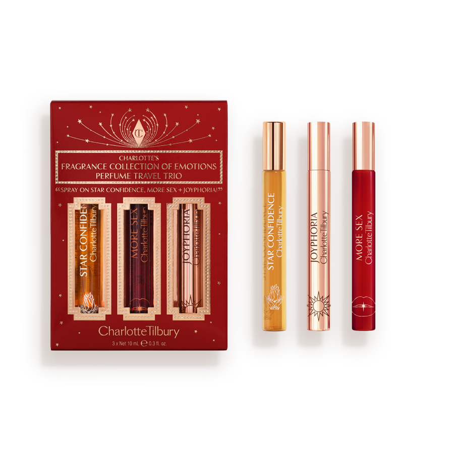 Charlotte Tilbury Charlotte's Fragrance Collection Of Emotions Perfume Travel Trio Set