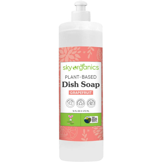 Sky Organics Plant Based Dish Soap - Grape Fruit