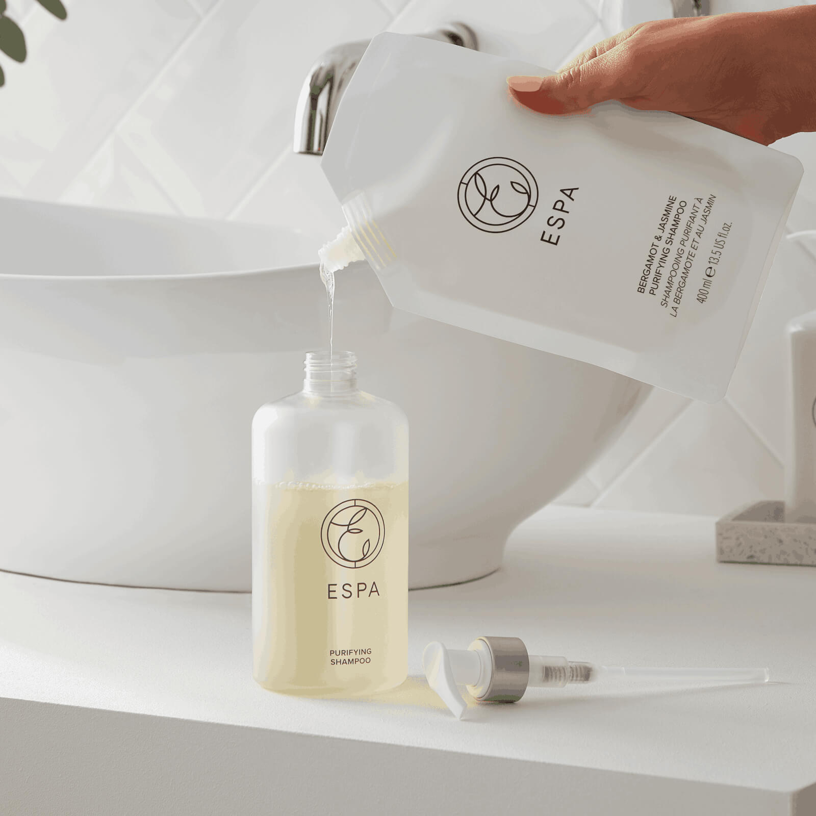 Espa Shampoo - Bergamot & Jasmine (2.5 oz)