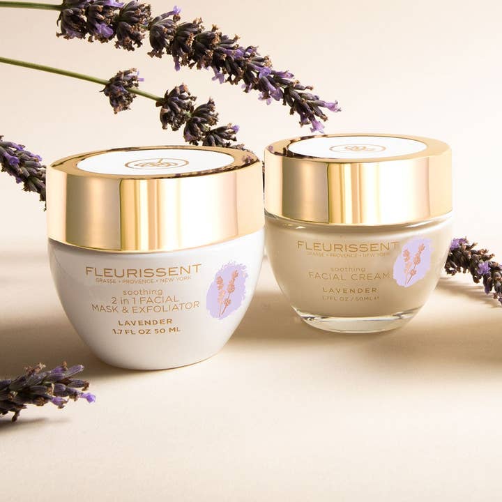 Fleurissent Soothing Facial Cream - Lavender (1.7 oz)